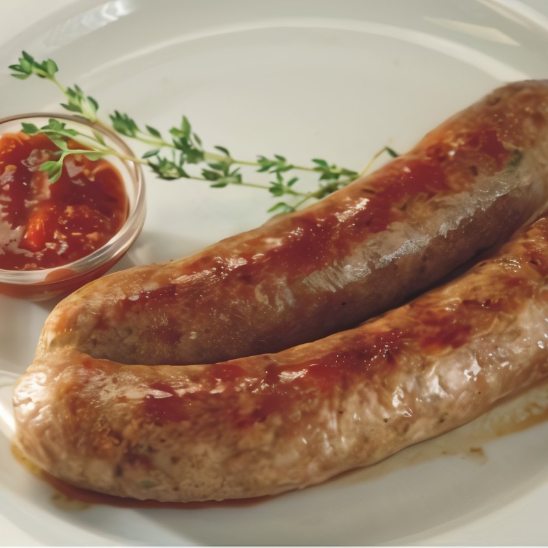 Домашние колбаски из говядины