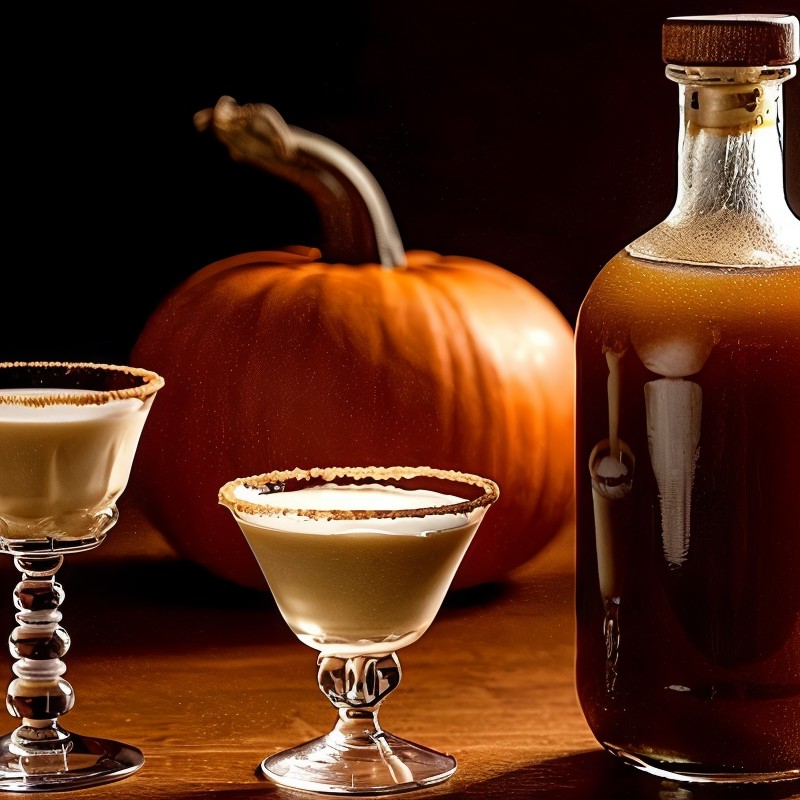 Домашний пряный тыквенный ликер