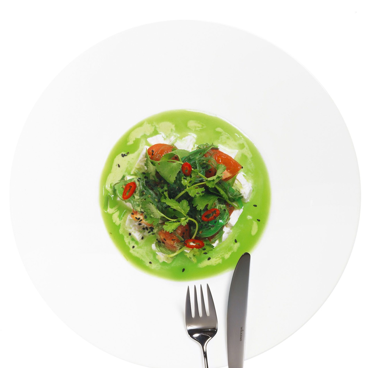 Домашний сыр с водорослями