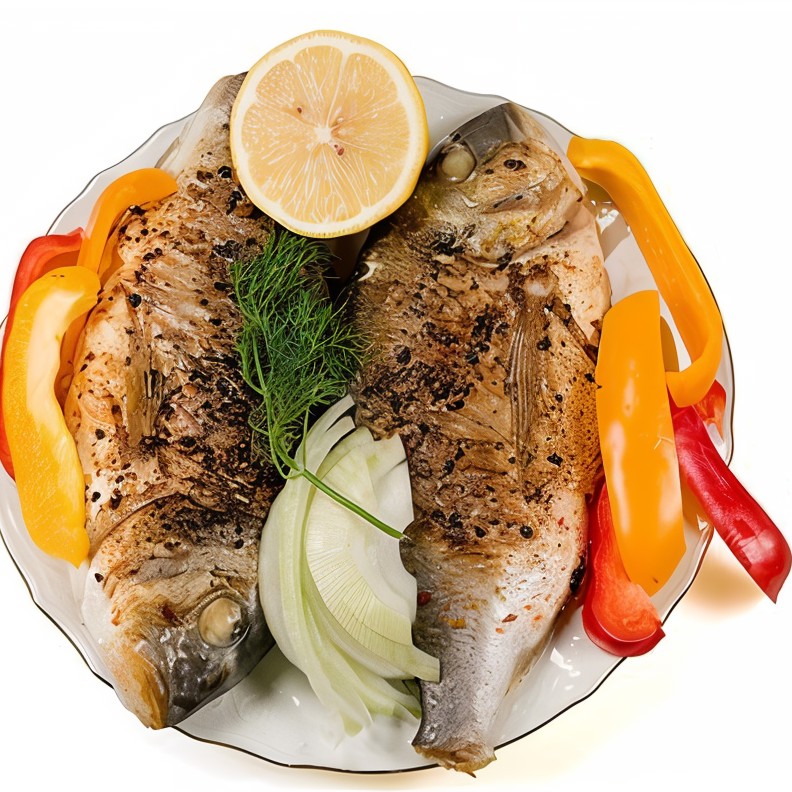 Дорада печеная