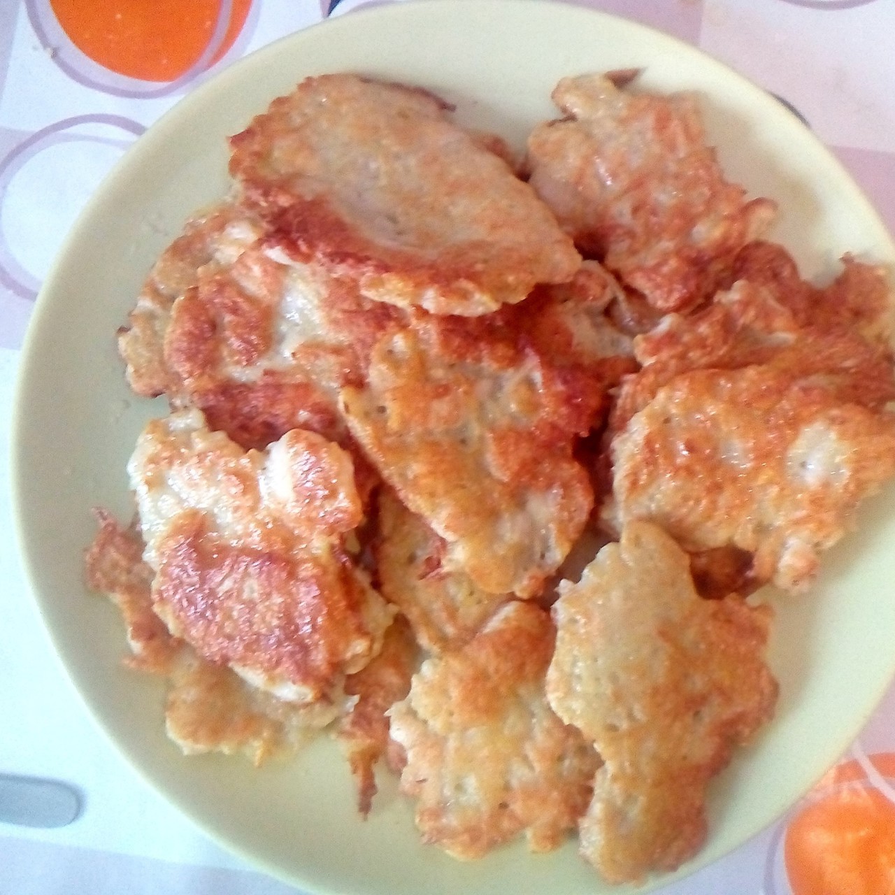 Драники с курицей