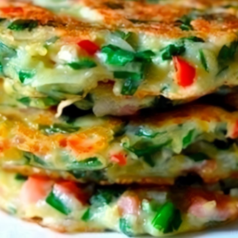 Драники с овощами