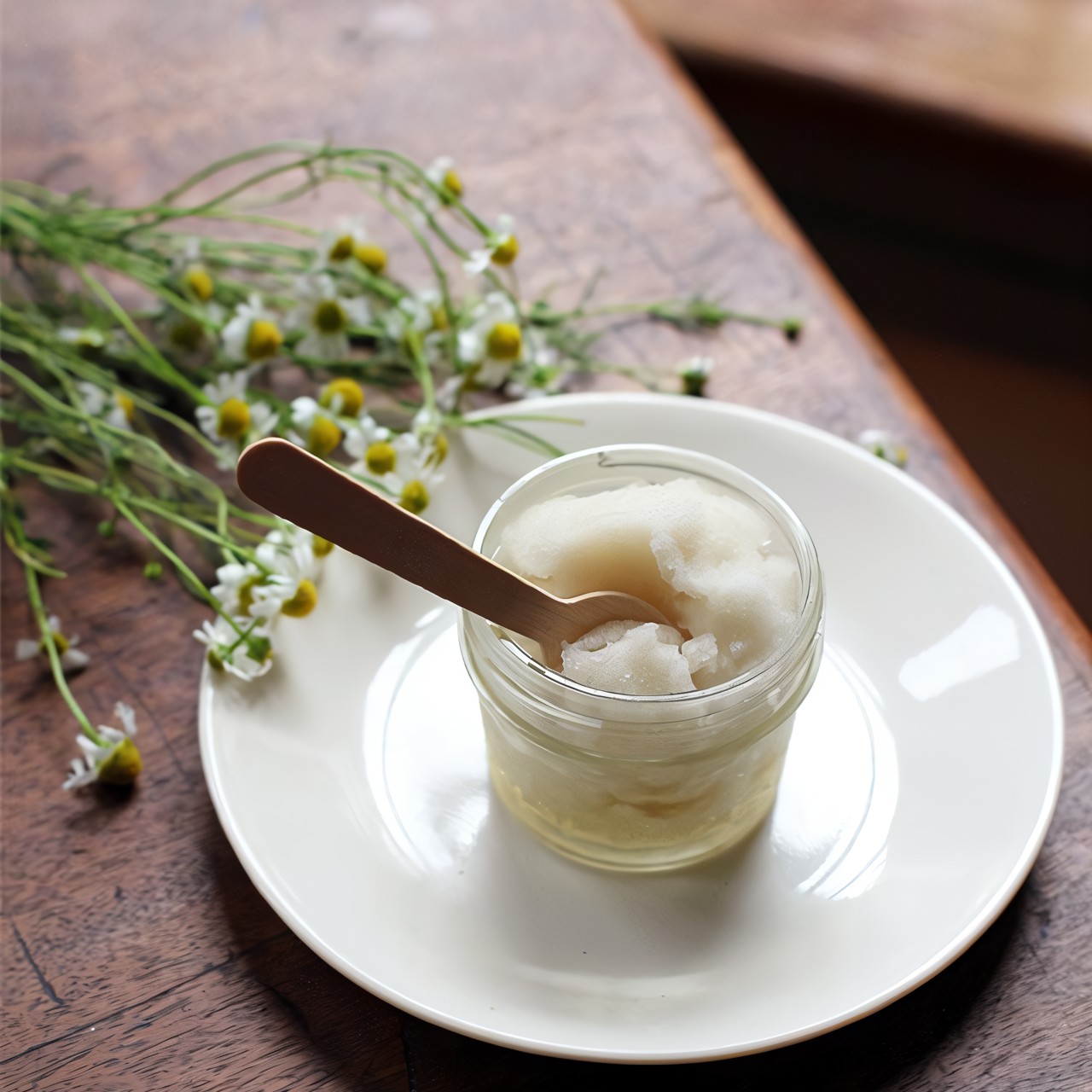 Душистый сорбет с ромашкой и медом