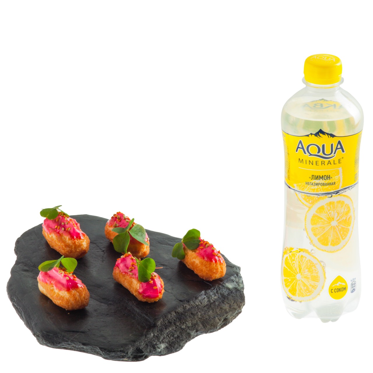 Эклеры с копченым лососем