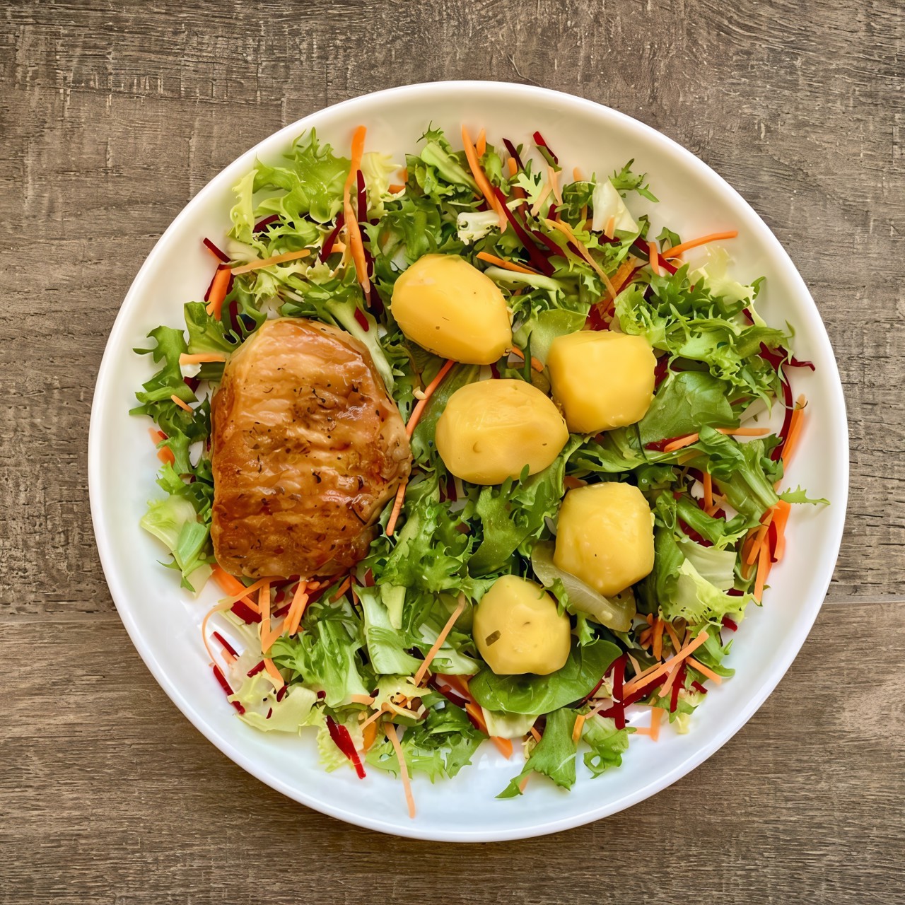 Эскалопы из свинины с картошкой в духовке