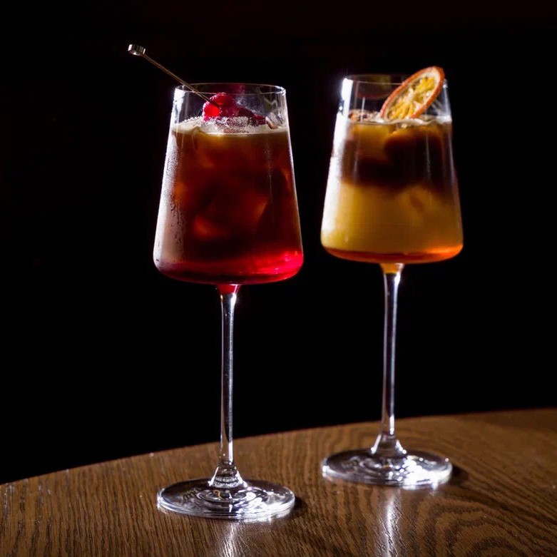 Эспрессо-тоник с малиной