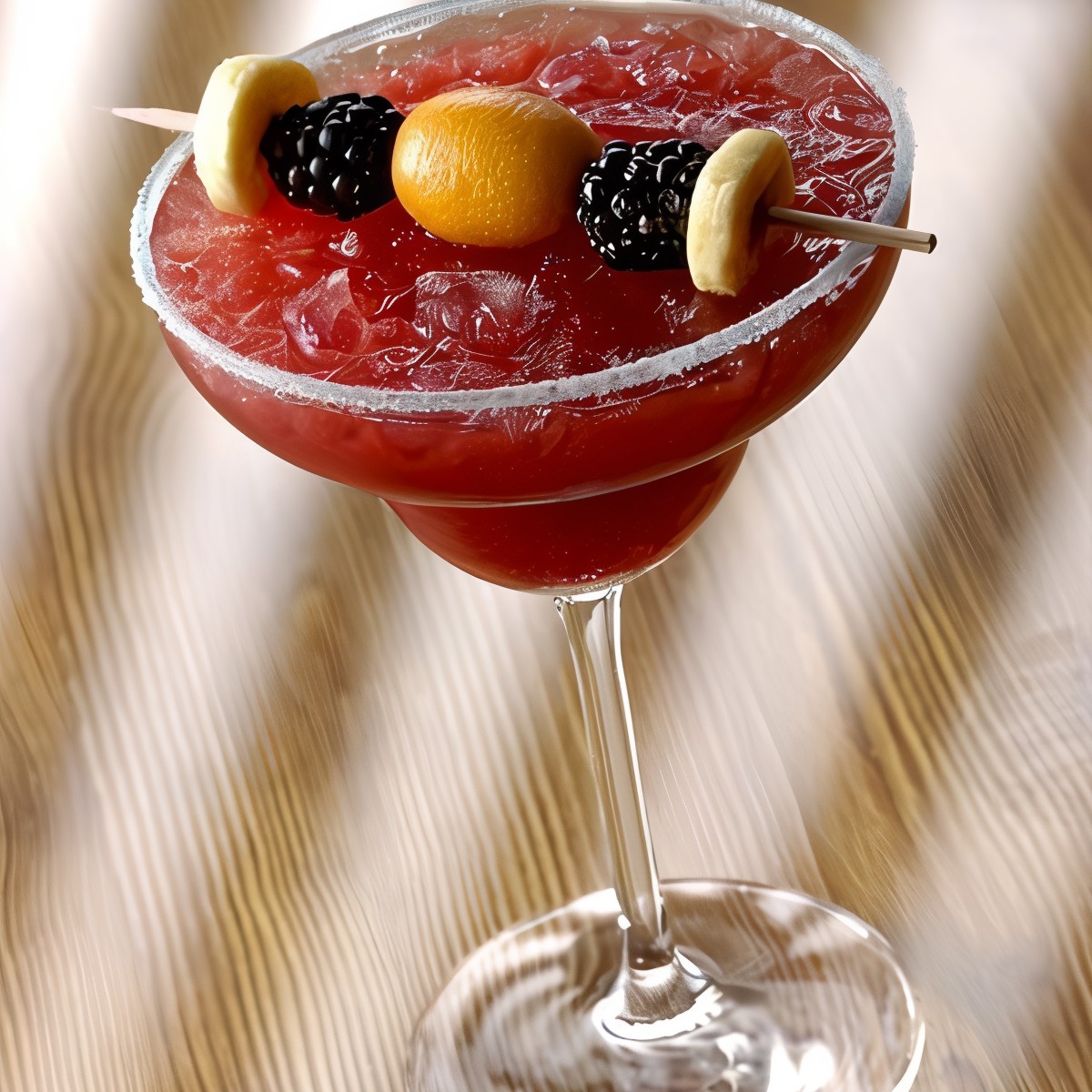 Ежевичный физ с джином