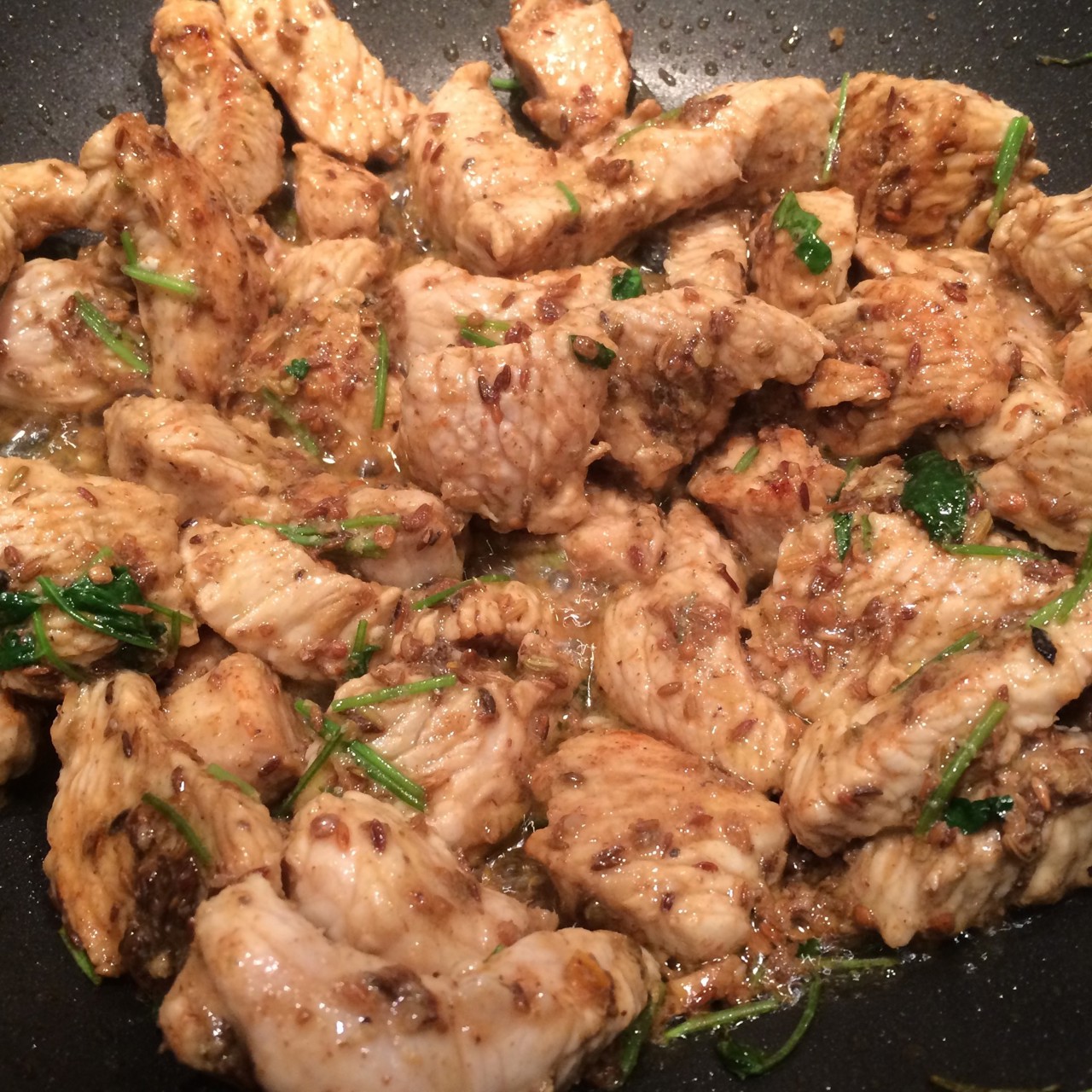 Фахитас с индейкой и гуакамоле