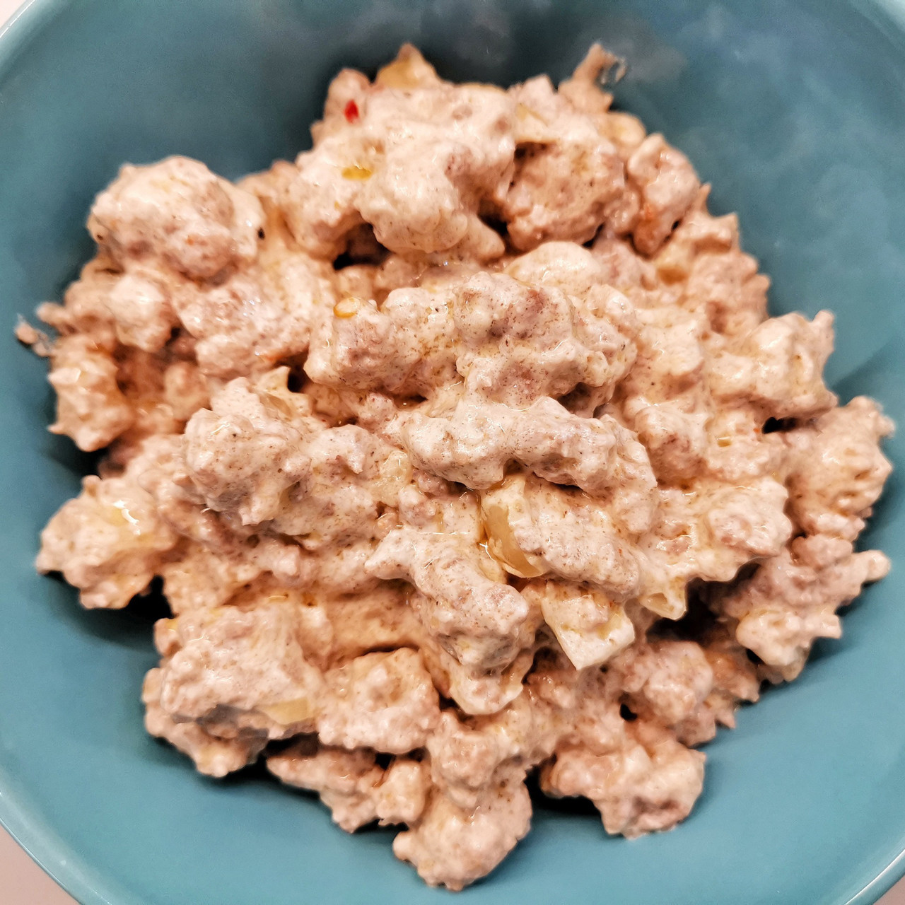 Фарш из свинины и говядины с маскарпоне