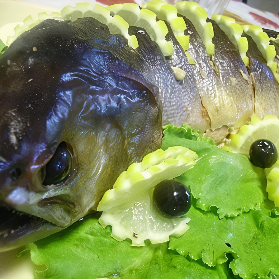 Фаршированная кета (горбуша) в духовке с гарниром