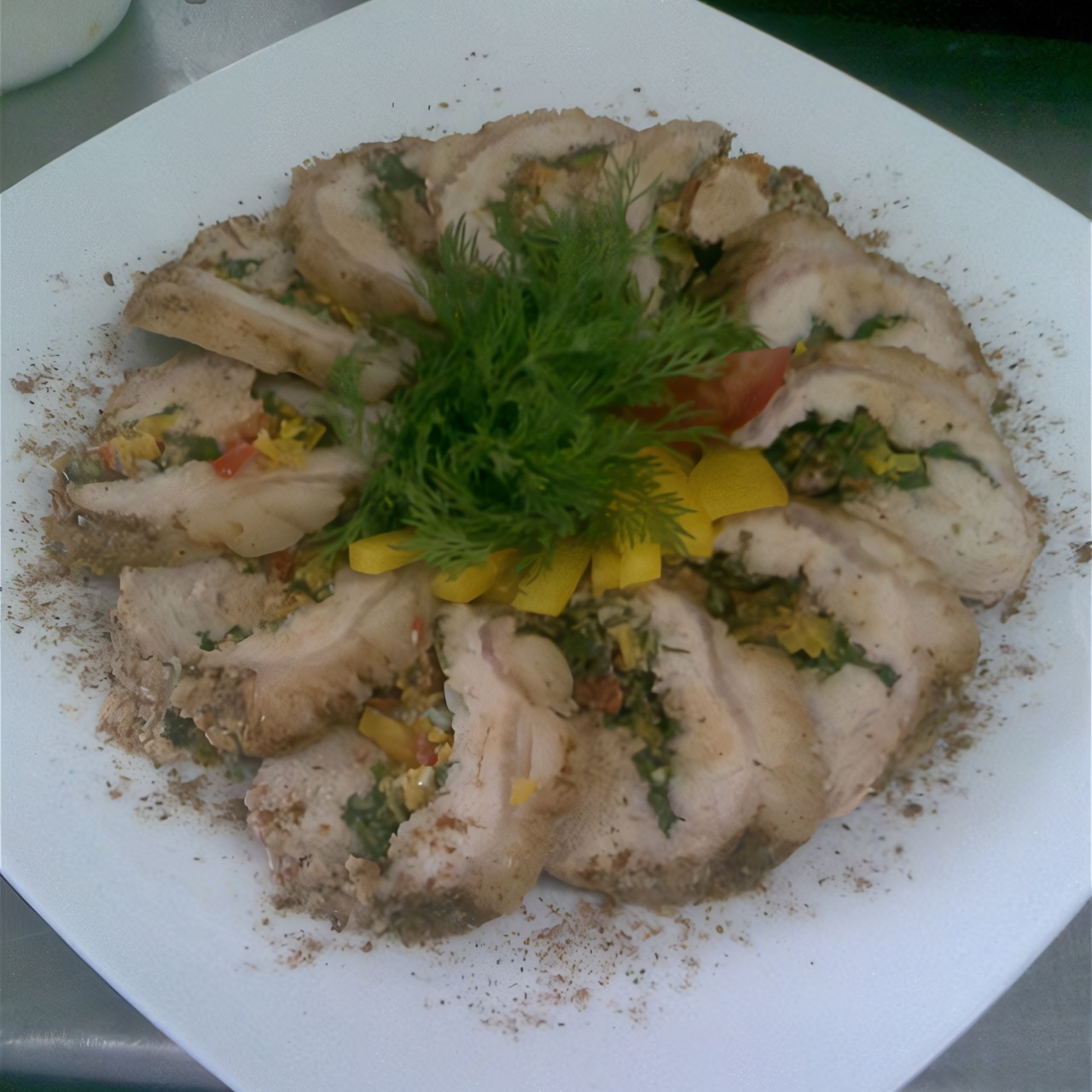 Фаршированная корейка