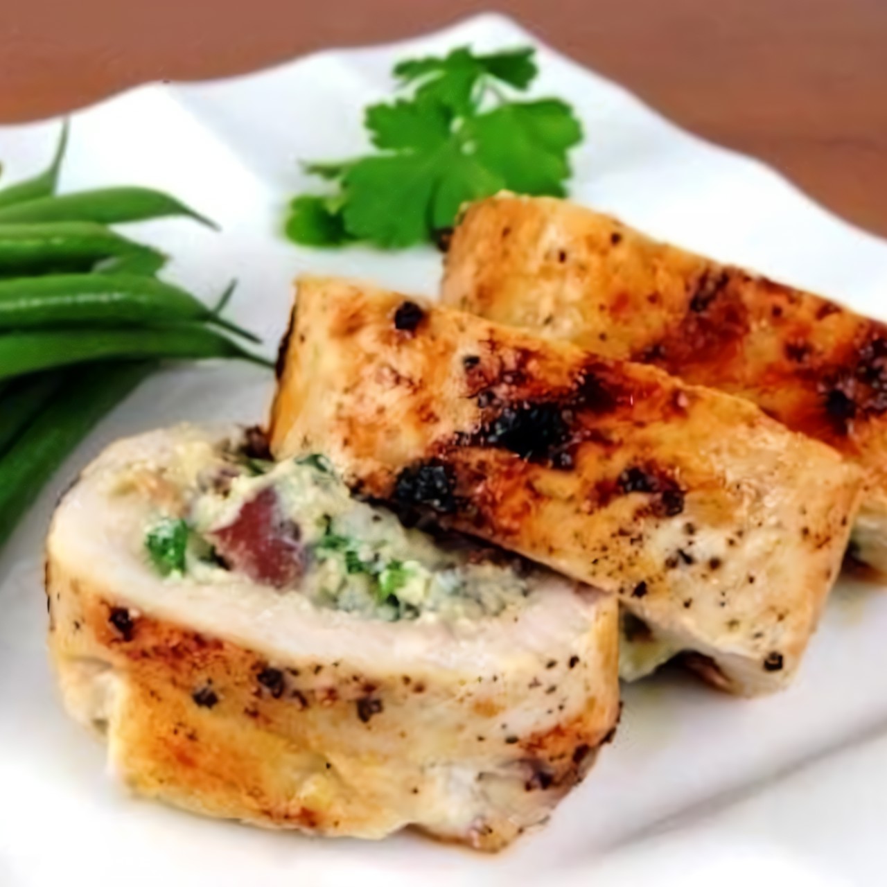 Фаршированная курица