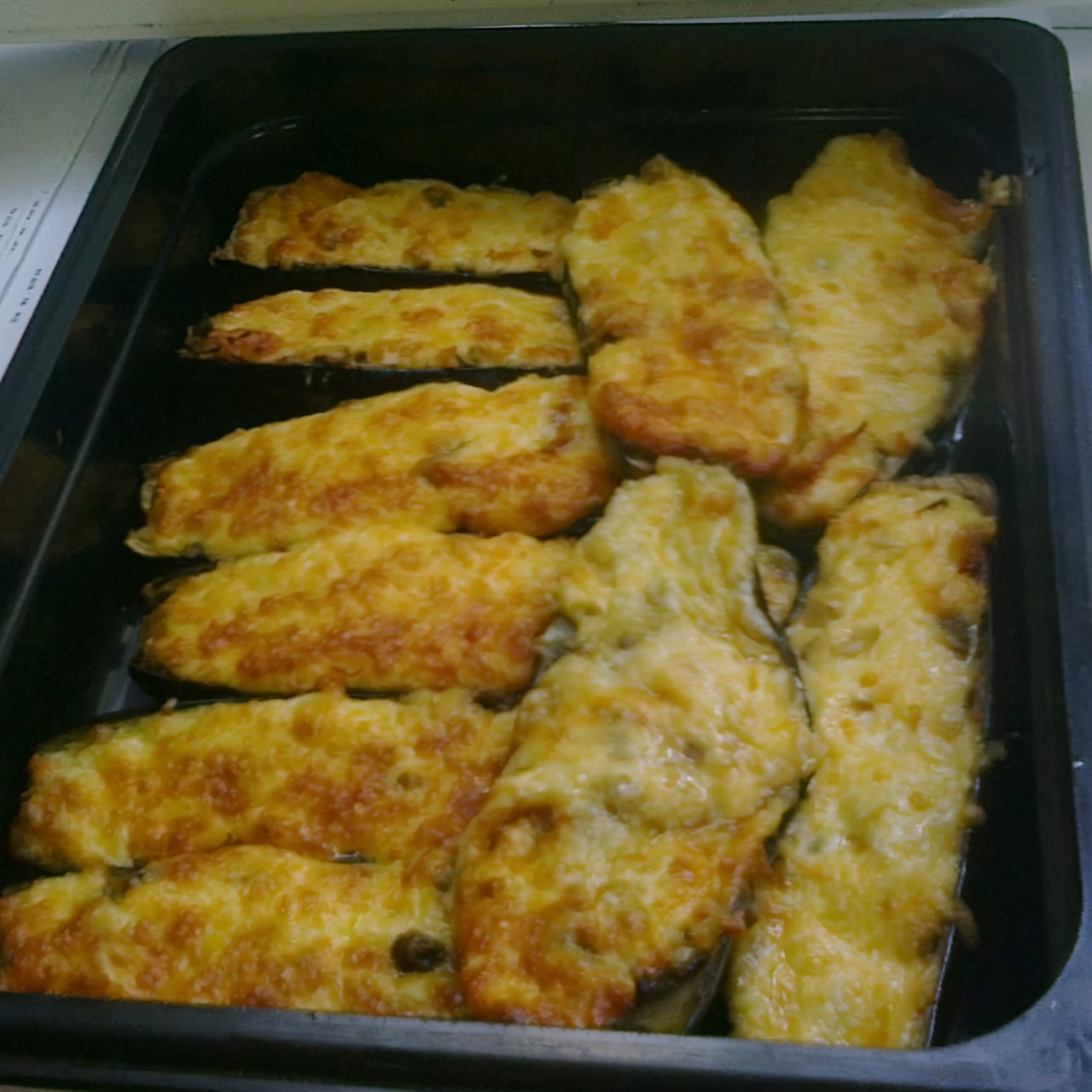 Фаршированные баклажаны с говядиной и сыром