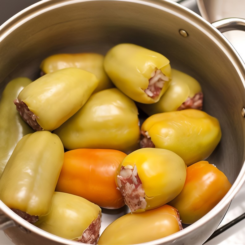 Фаршированные перцы с рисом
