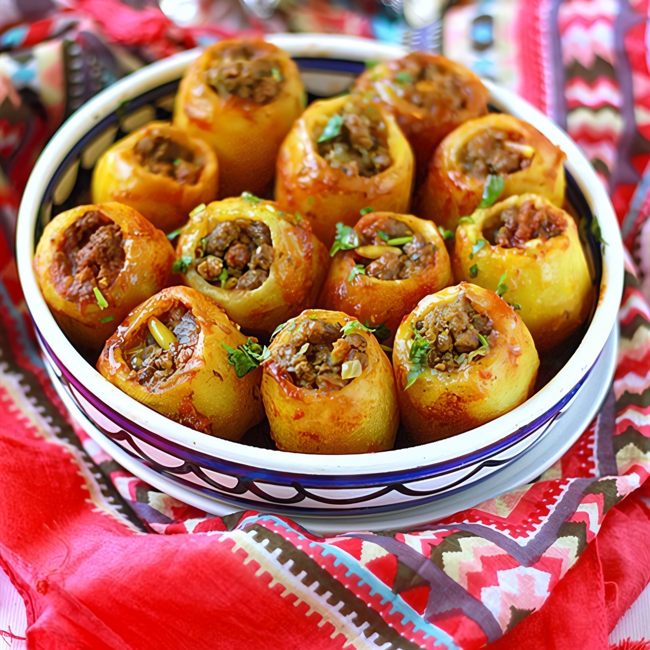 Фаршированный картофель