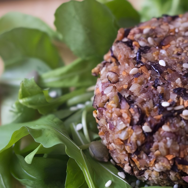 Фасолевые котлеты с орехами и семечками