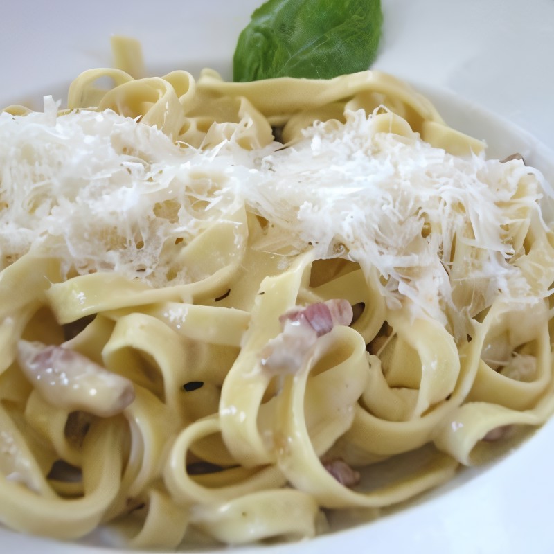 Феттучини карбонара