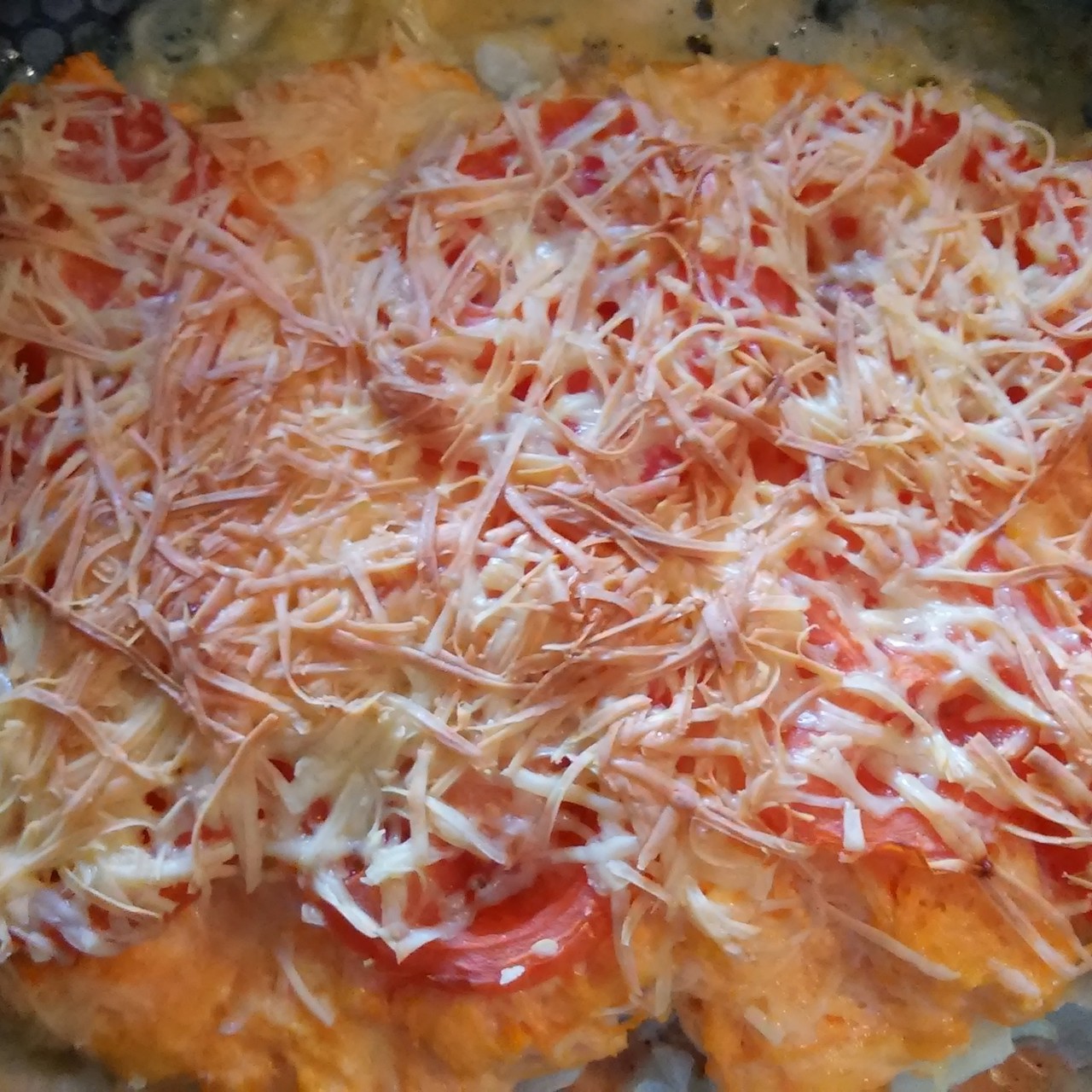 Филе горбуши, запеченное с овощами