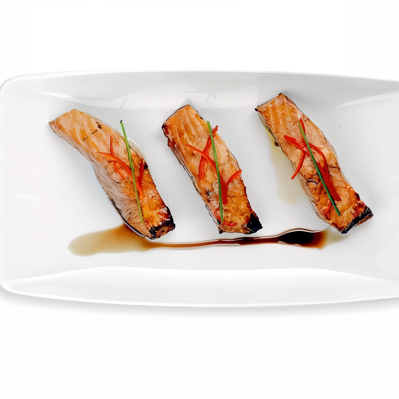 Филе лосося в маринаде с наршарабом