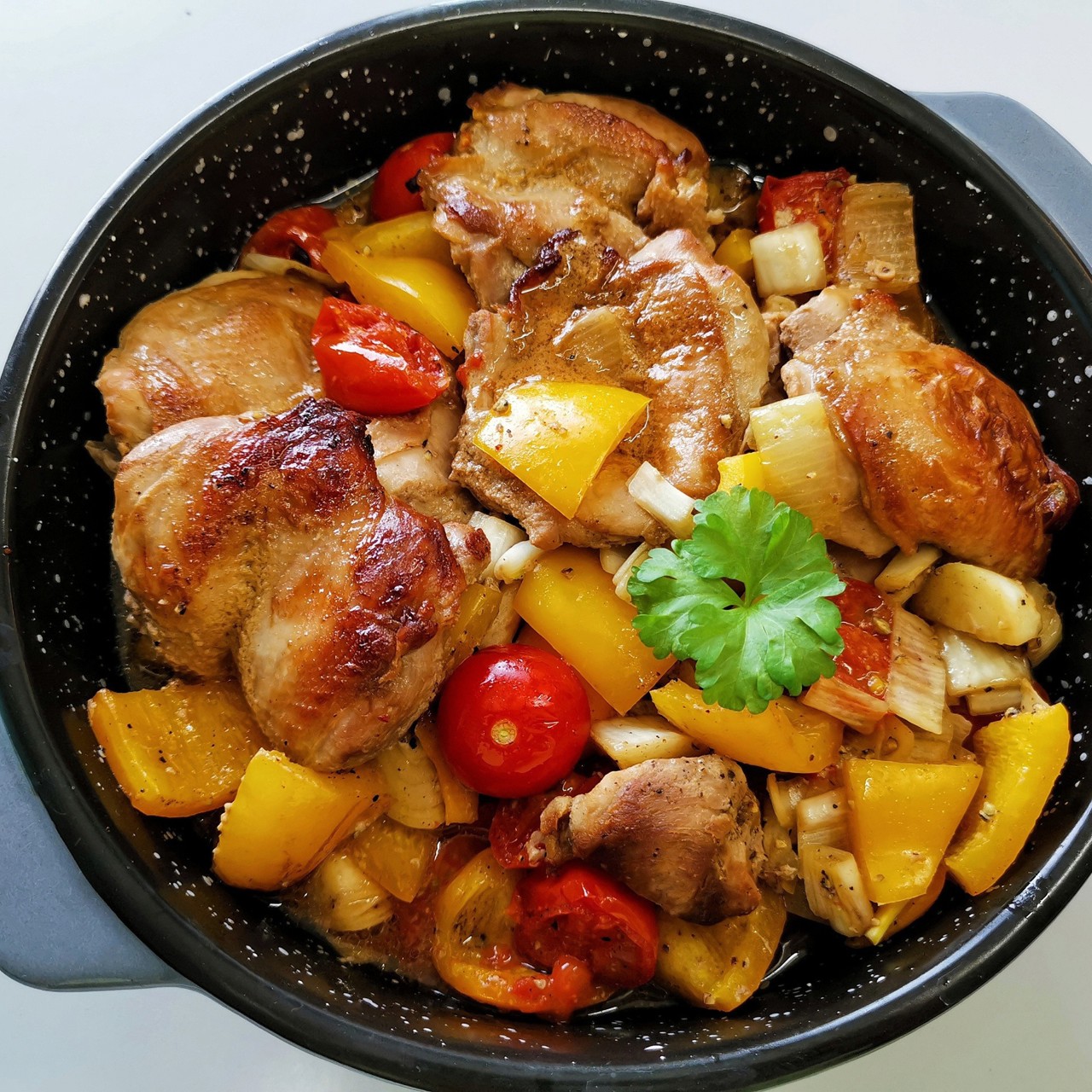 Филе перепела на овощной подушке