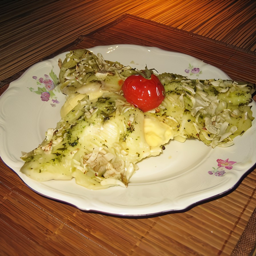 Филе тиляпии, запеченное с фенхелем