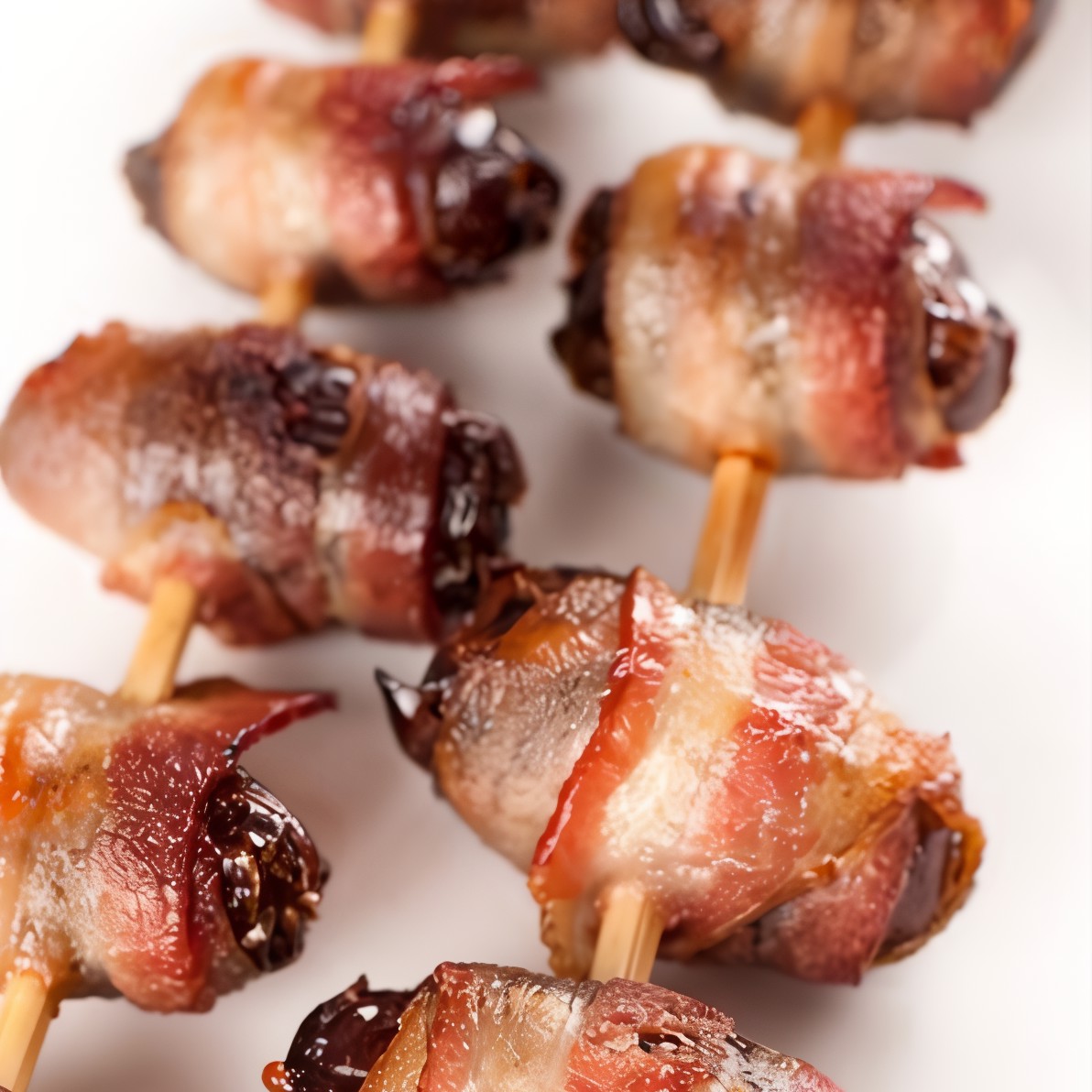 Финики в беконе фаршированные сыром стилтон