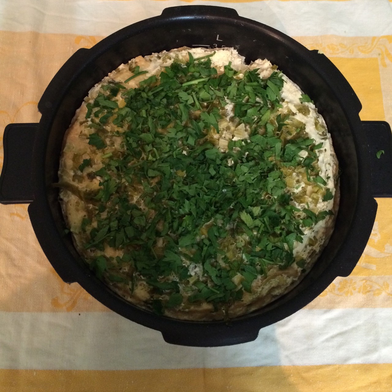 Флан из цветной капусты