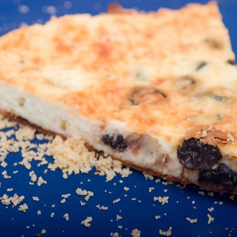 Фокачча с красным виноградом