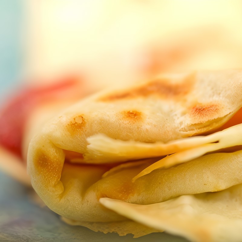 Французские блинчики с яблоками и изюмом