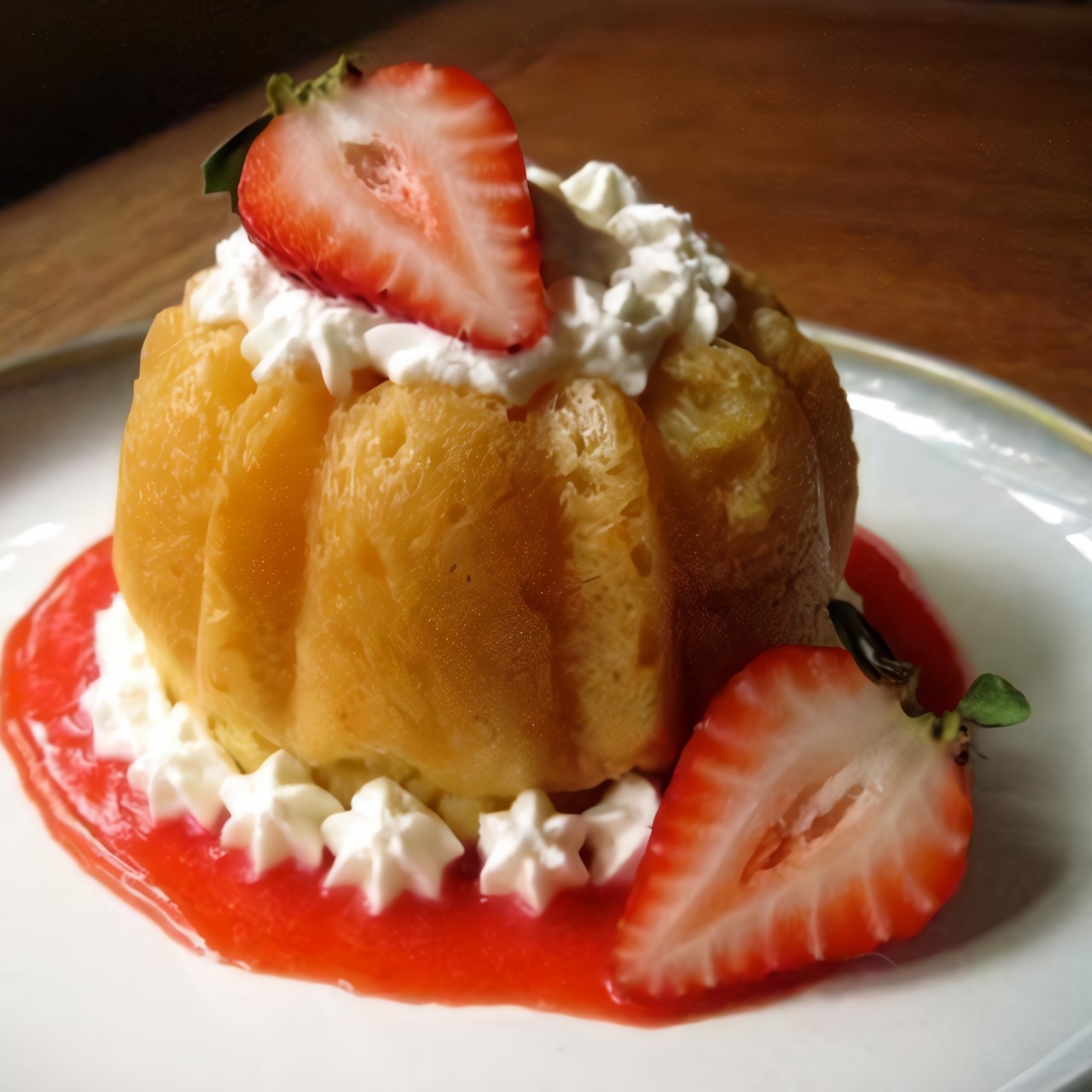 Французский  кекс «Саварен»