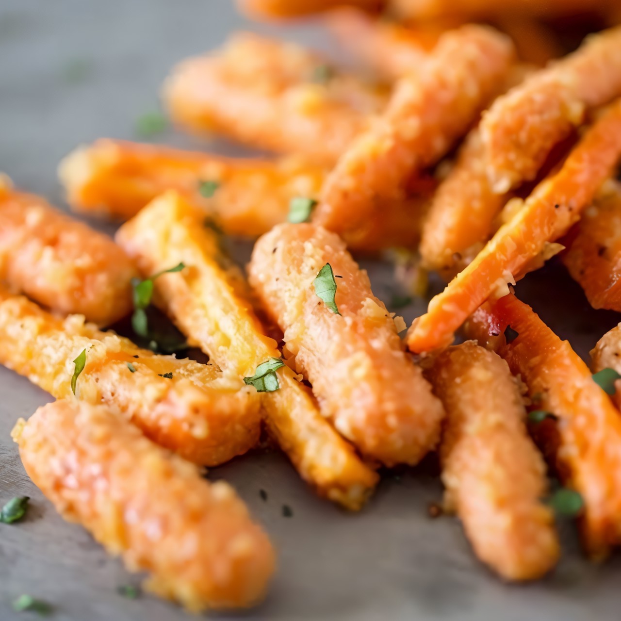 Фри-морковь с соусом