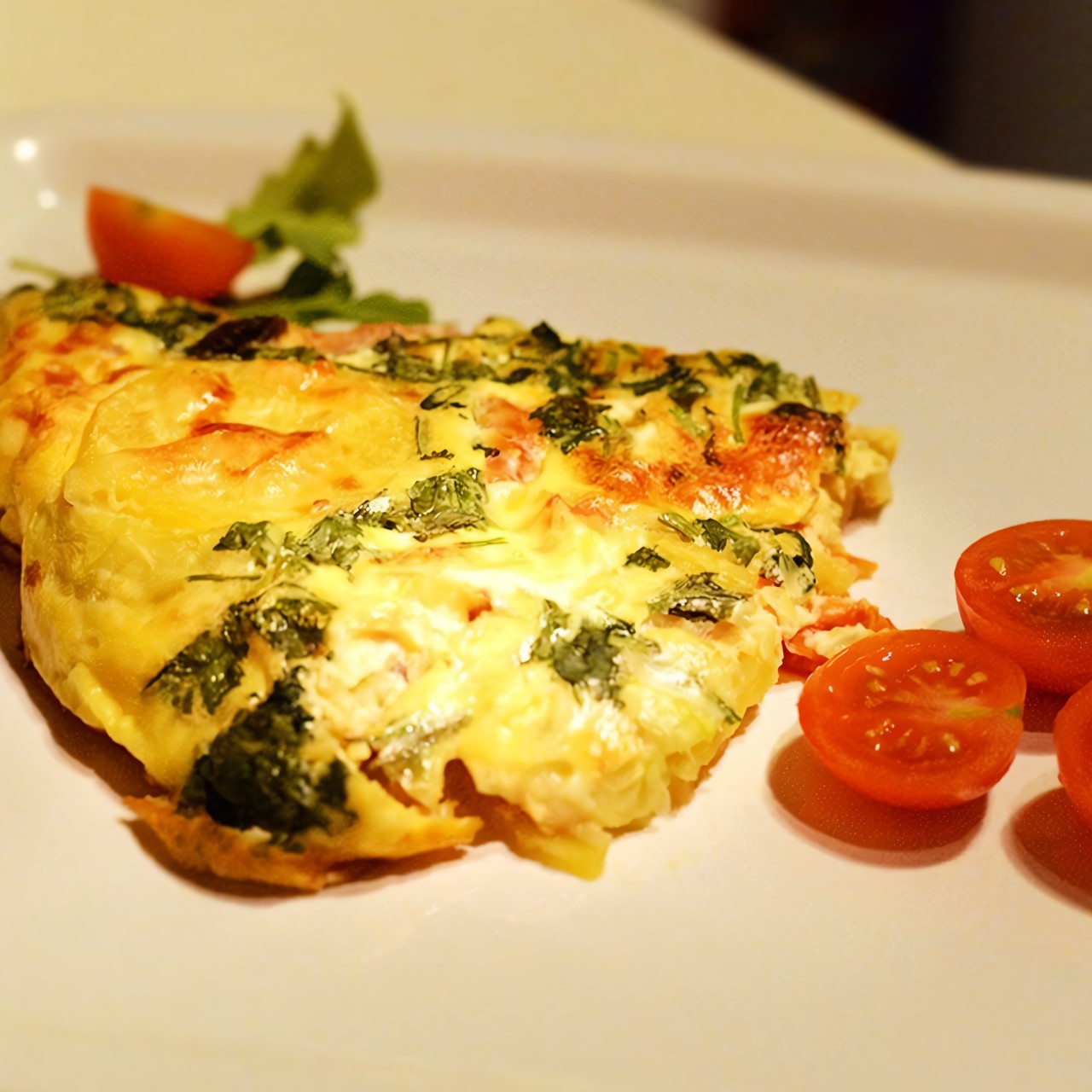 Фриттата с кабачком