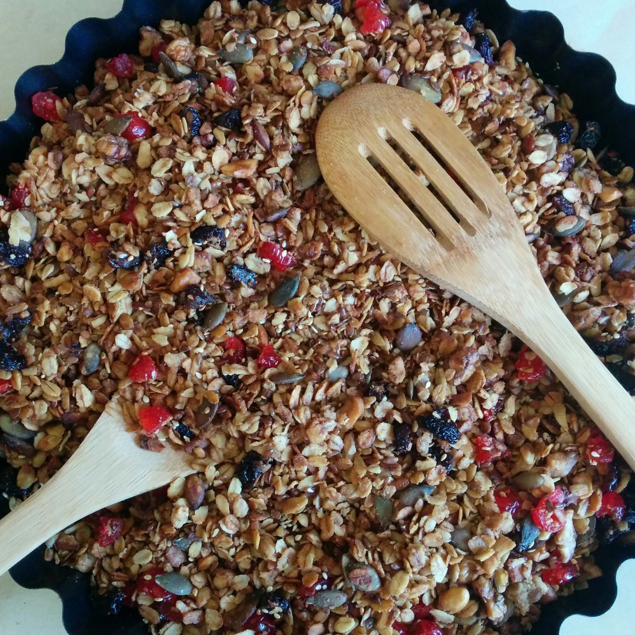 Фруктово-ореховая гранола