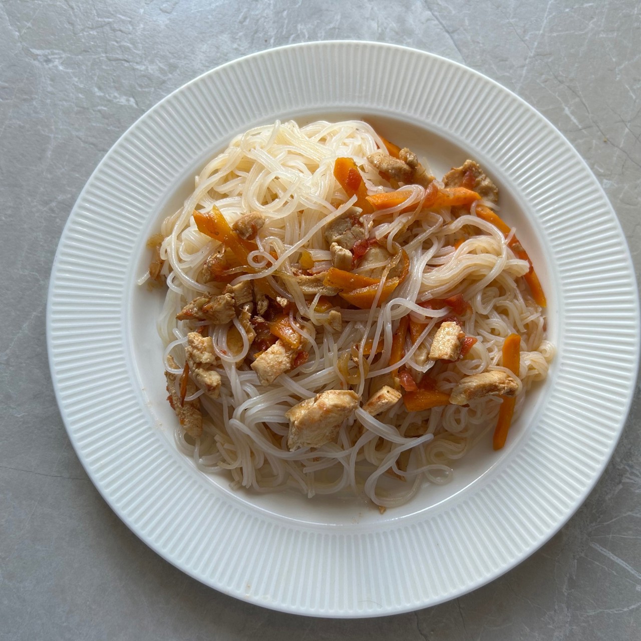 Фунчоза с курицей