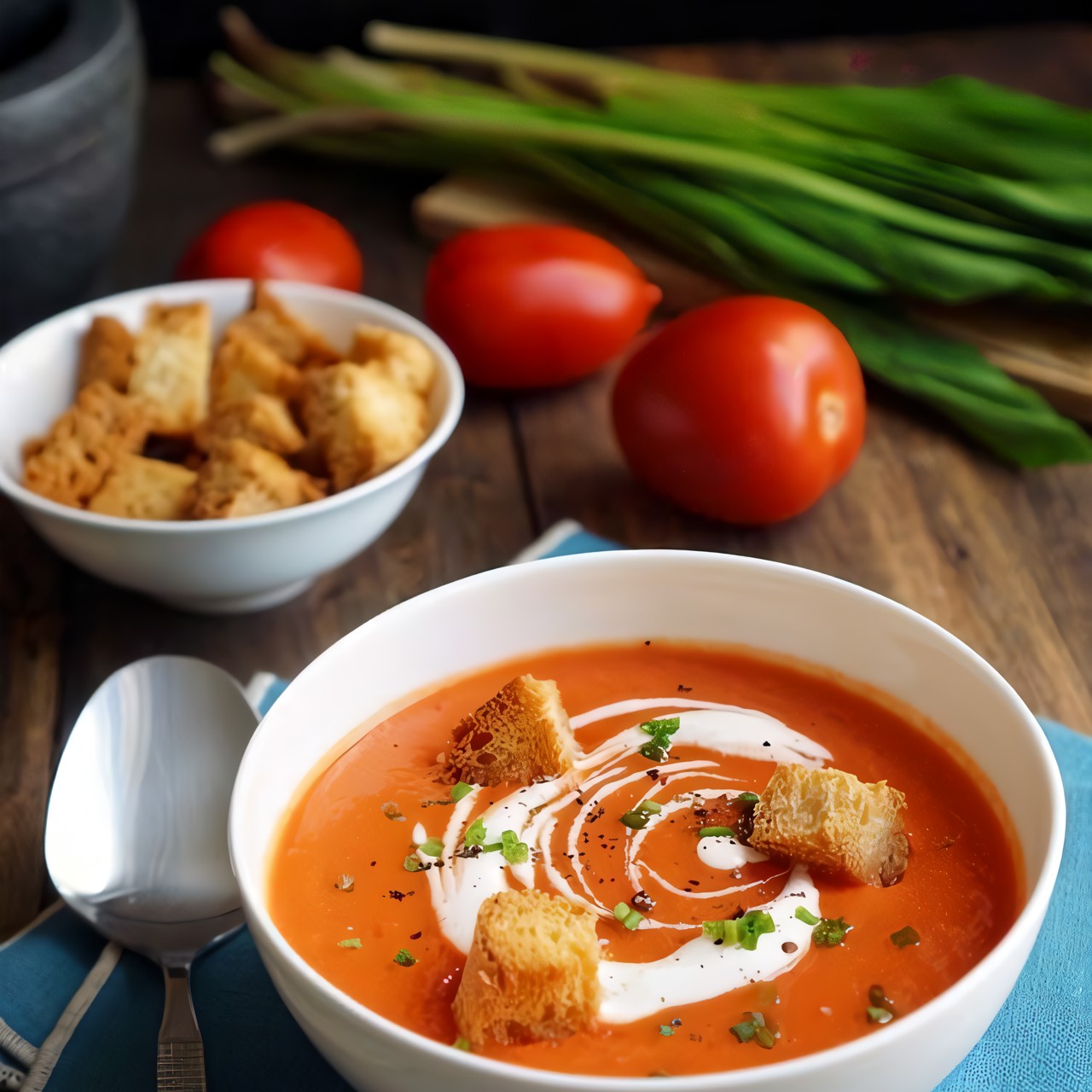 Гаспачо с болгарским перцем и авокадо