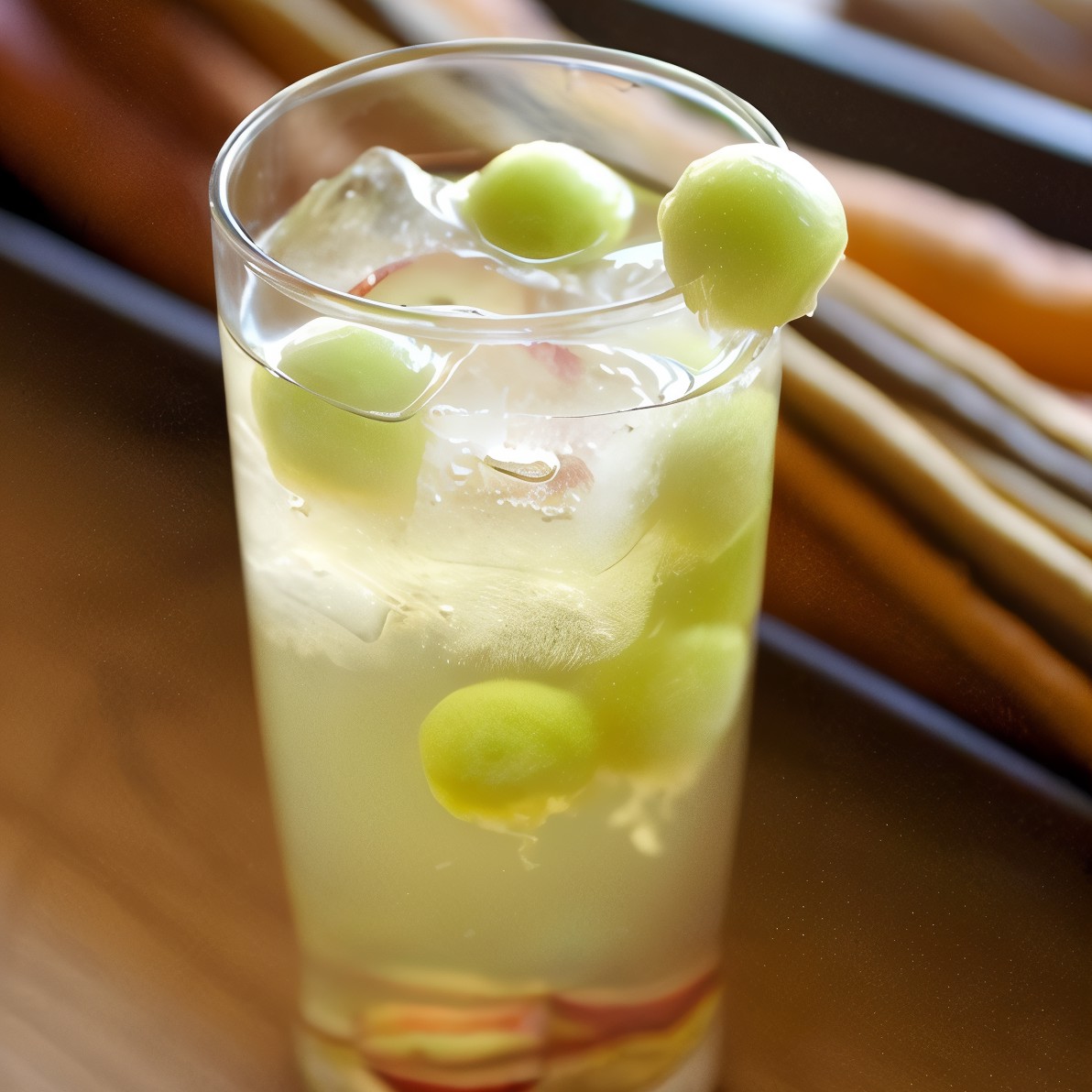 Газированный дынно-ананасовый пунш