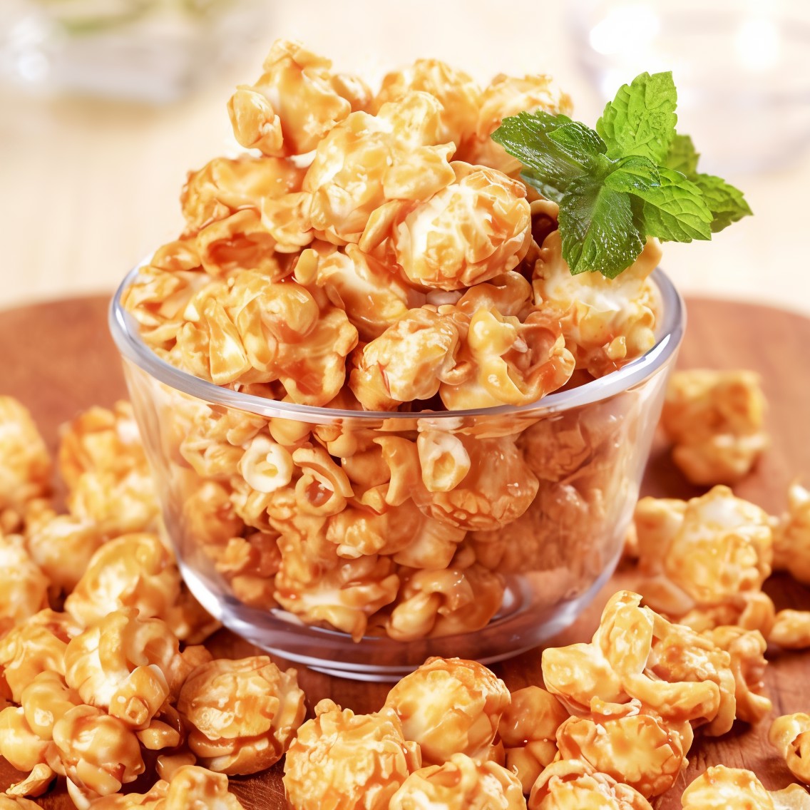 Глазированный попкорн в кленовом сиропе с красным перцем