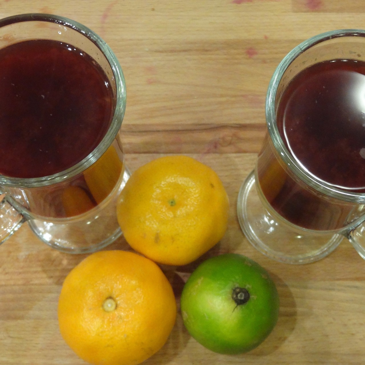 Глинтвейн с мандаринами и имбирем