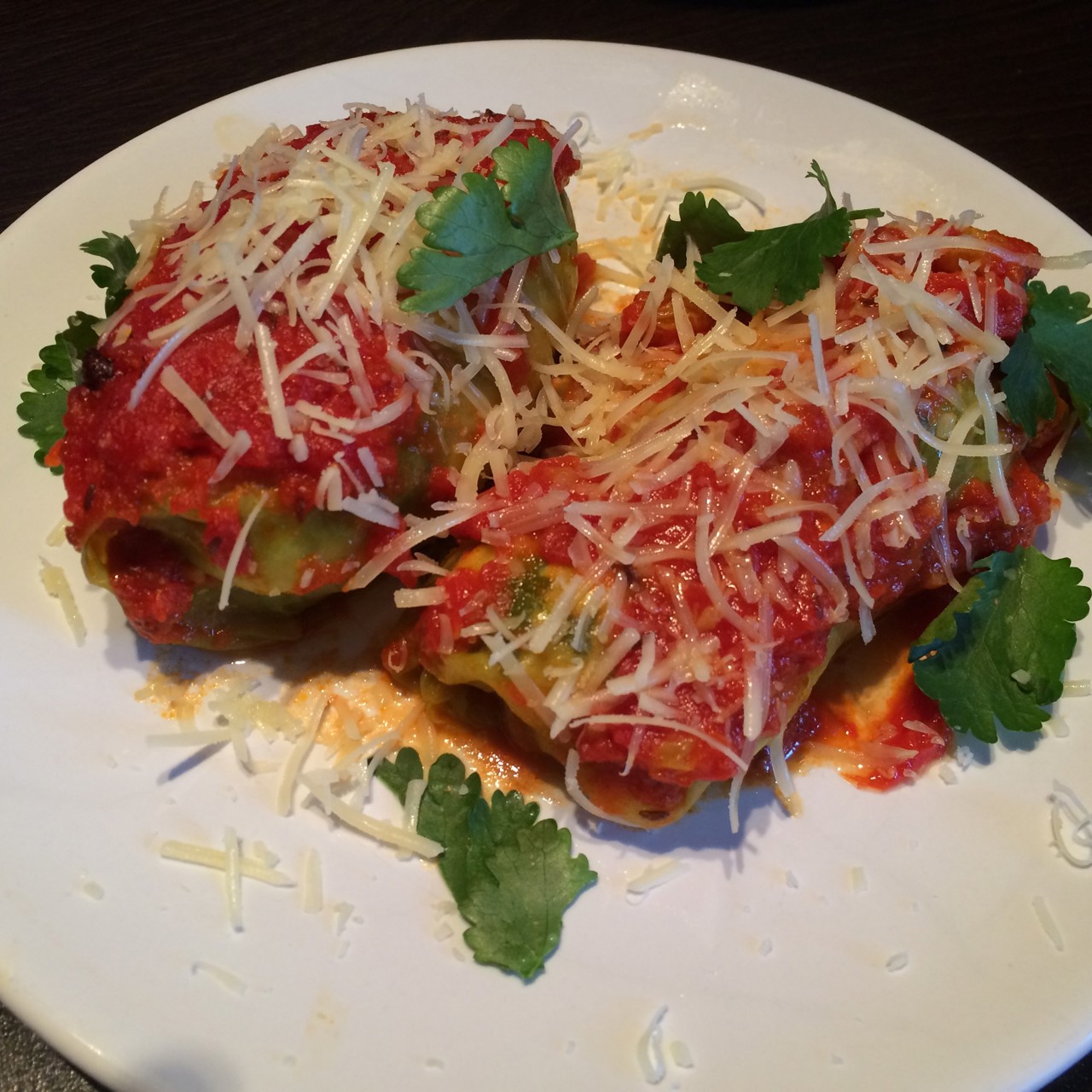 Голубцы с орехами и паниром