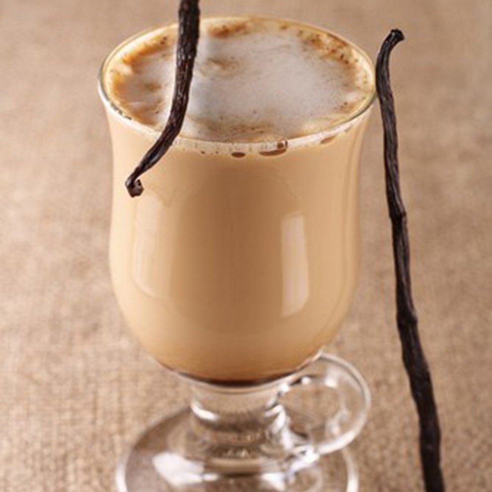 Горячий мокко с ванилью и какао