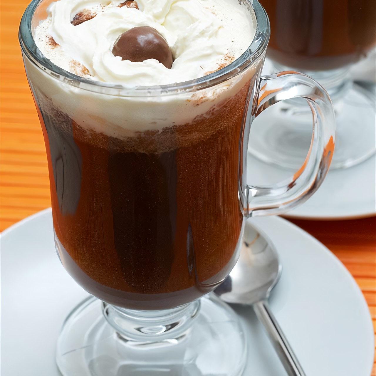 Горячий шоколад с ванилью и темным шоколадом