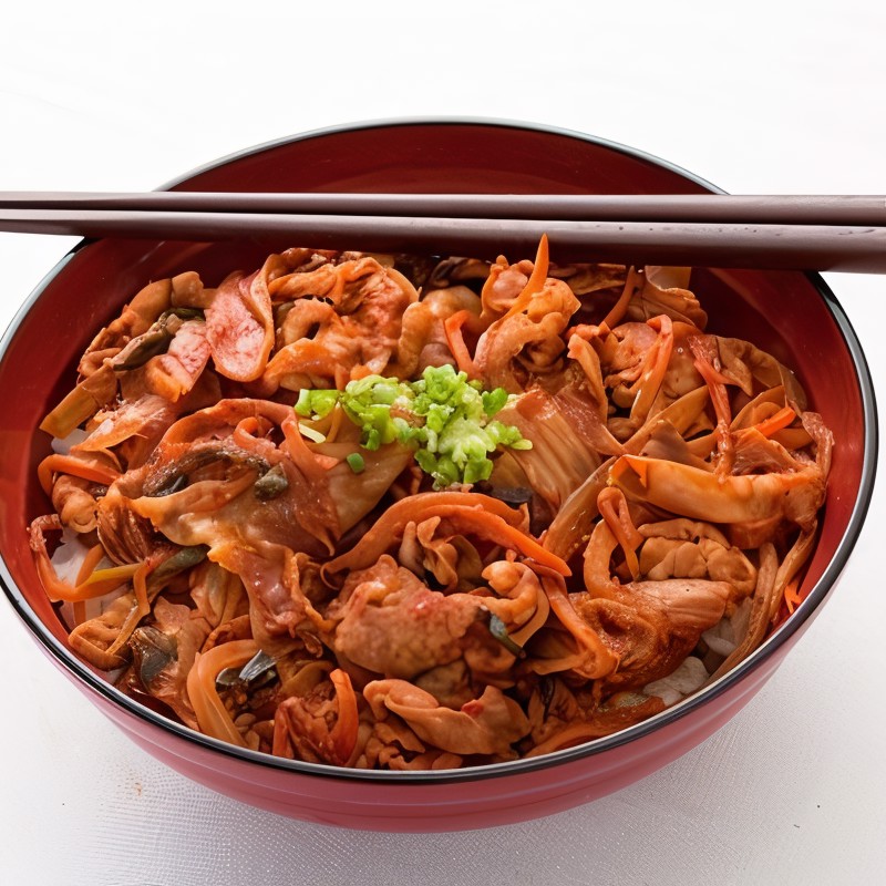 Говядина с луком-пореем в ароматном соусе по-монгольски