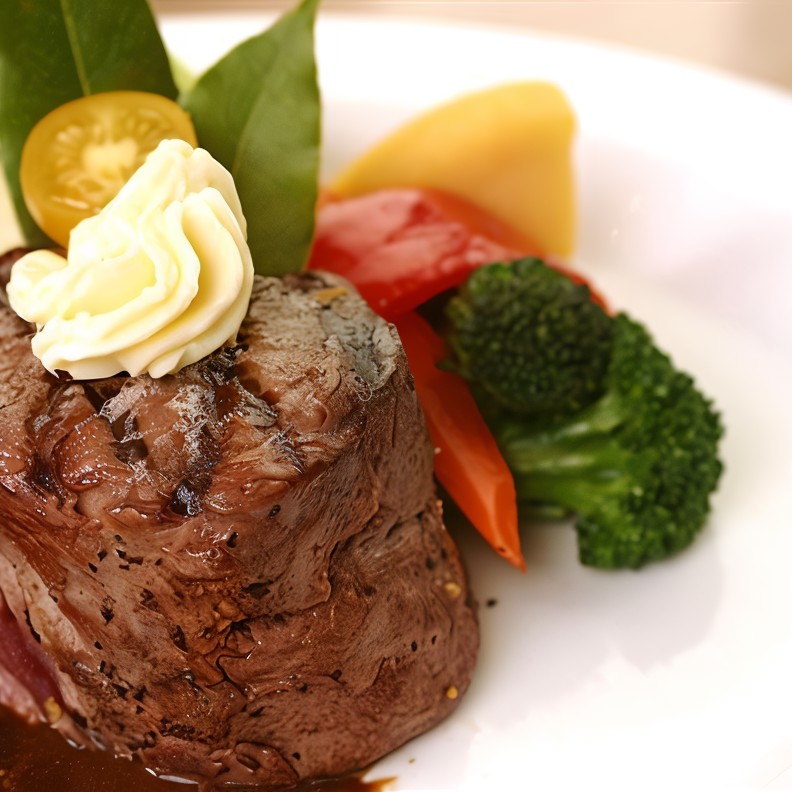 Говядина с пряным горчичным маслом