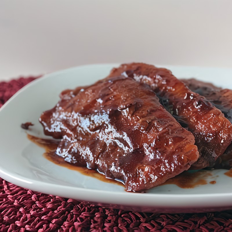 Говяжьи отбивные под соусом из пива