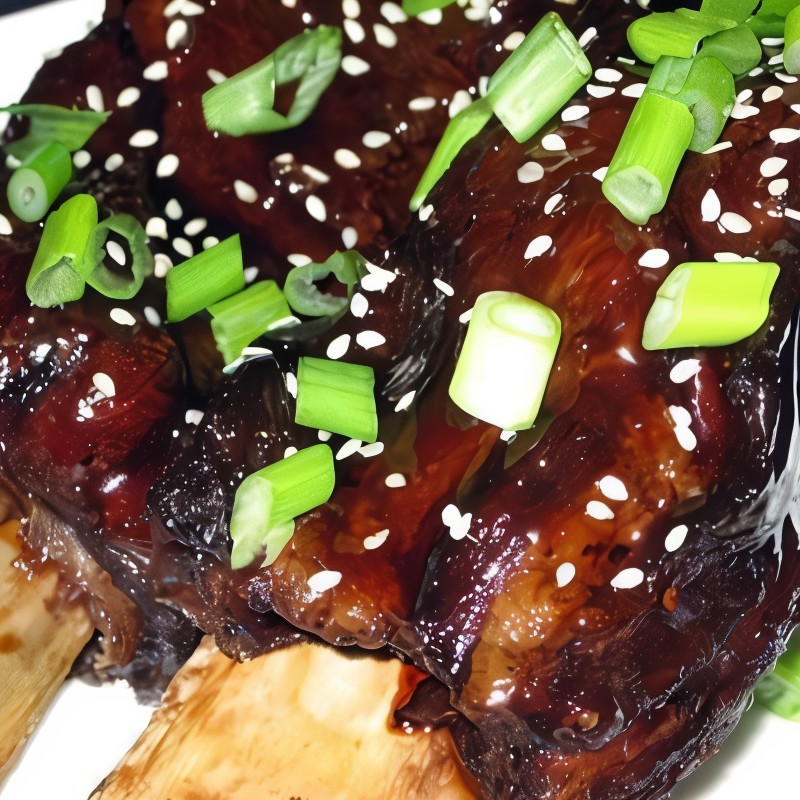 Говяжьи ребра-гриль в маринаде по-корейски