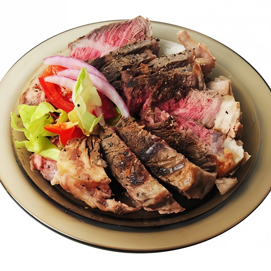 Говяжья вырезка, запеченная в прованских травах, с пармезаном