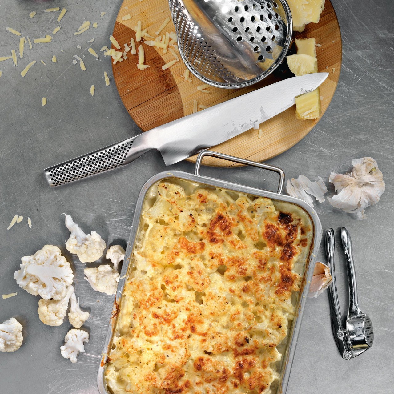 Гратен из цветной капусты