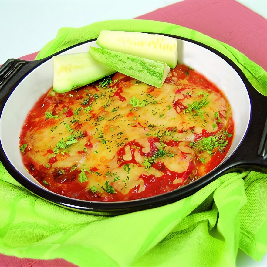 Гратен с яйцами по-баскски