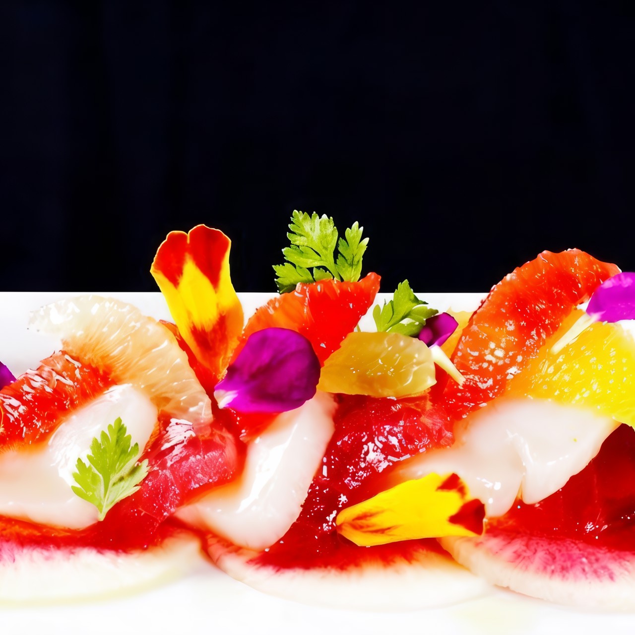 Гребешки в цитрусовом соусе