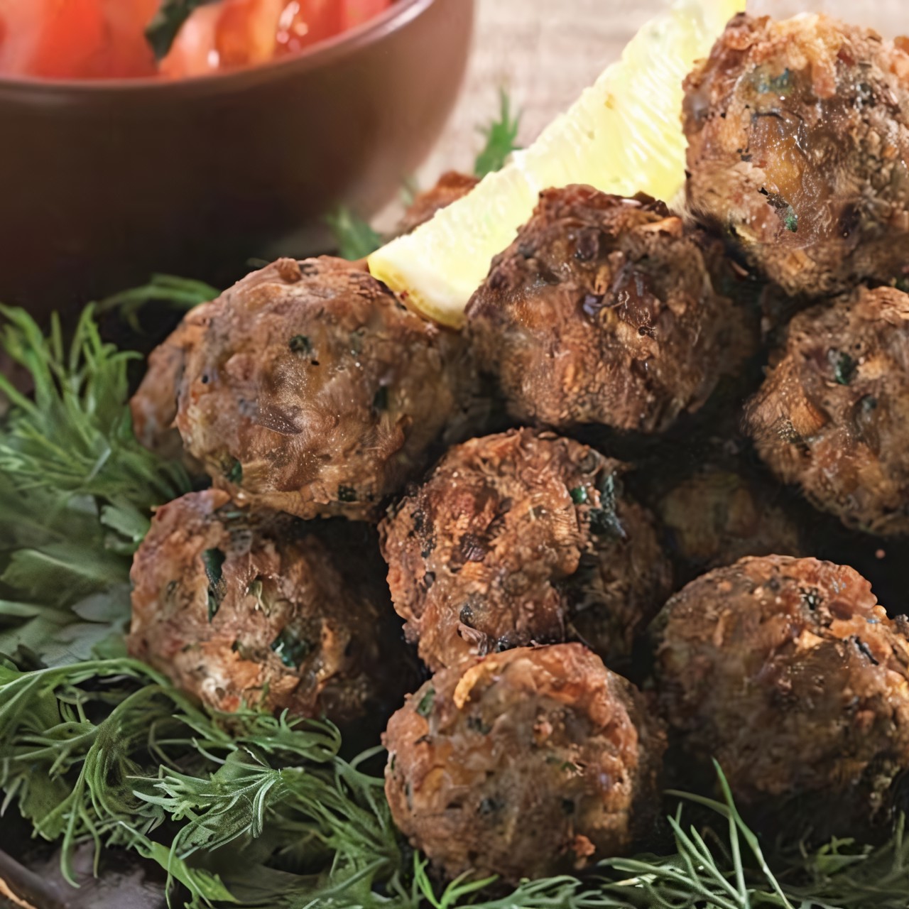 Греческие тефтели с кабачками